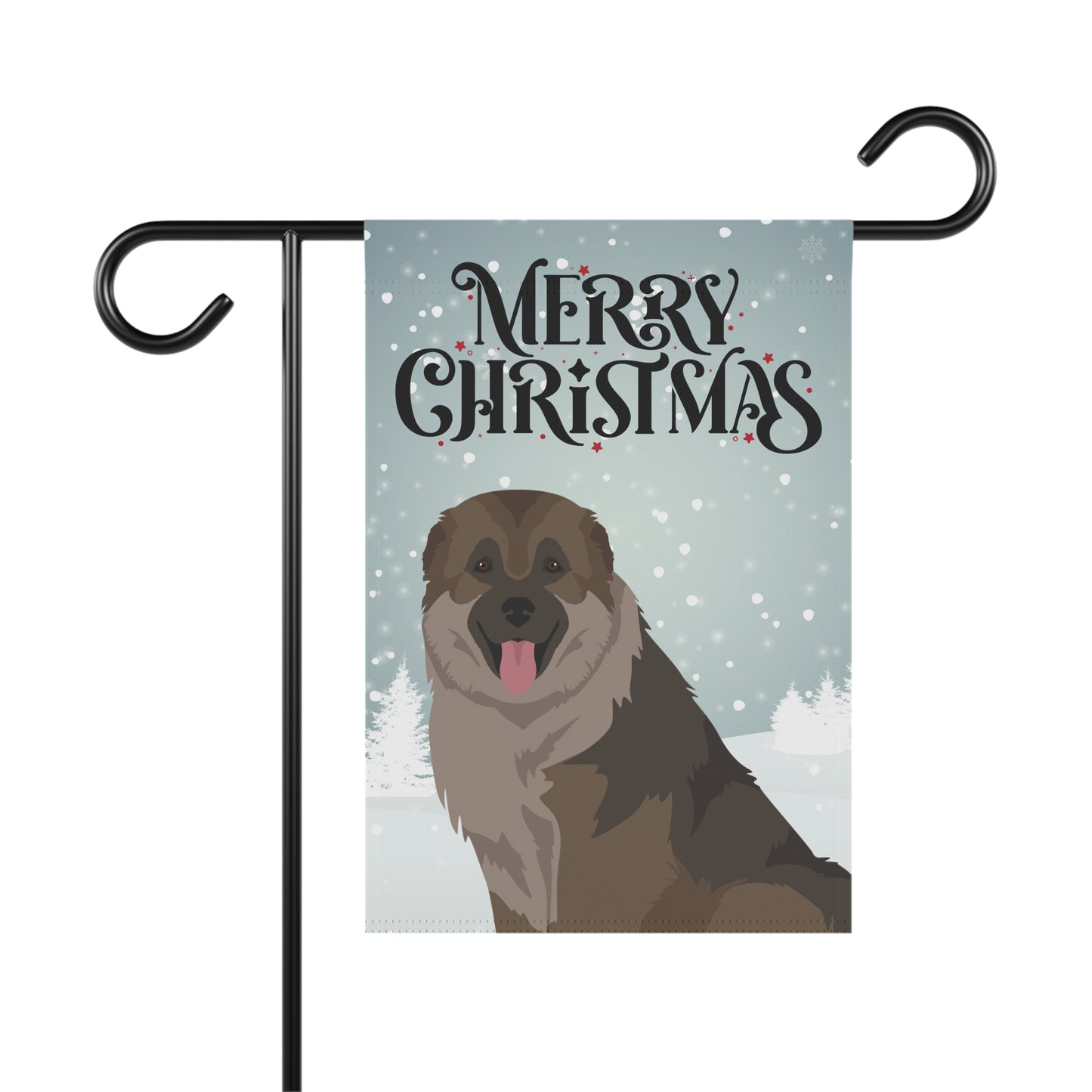 Caucasian Shepherd Dog Garden Flag