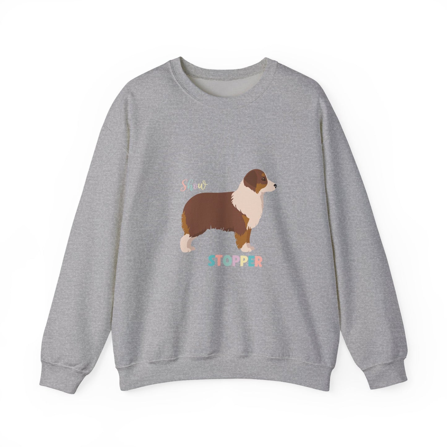 Miniature American Shepherd Dog Unisex Heavy Blend Crewneck Sweatshirt