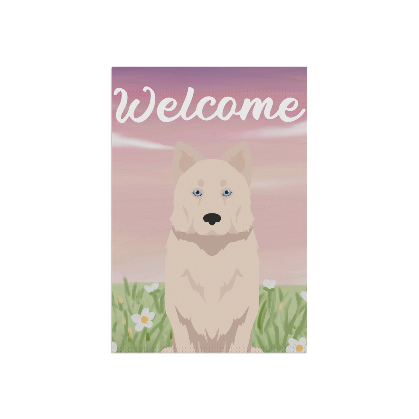 Yakutian Laika Dog Welcome Garden Flag