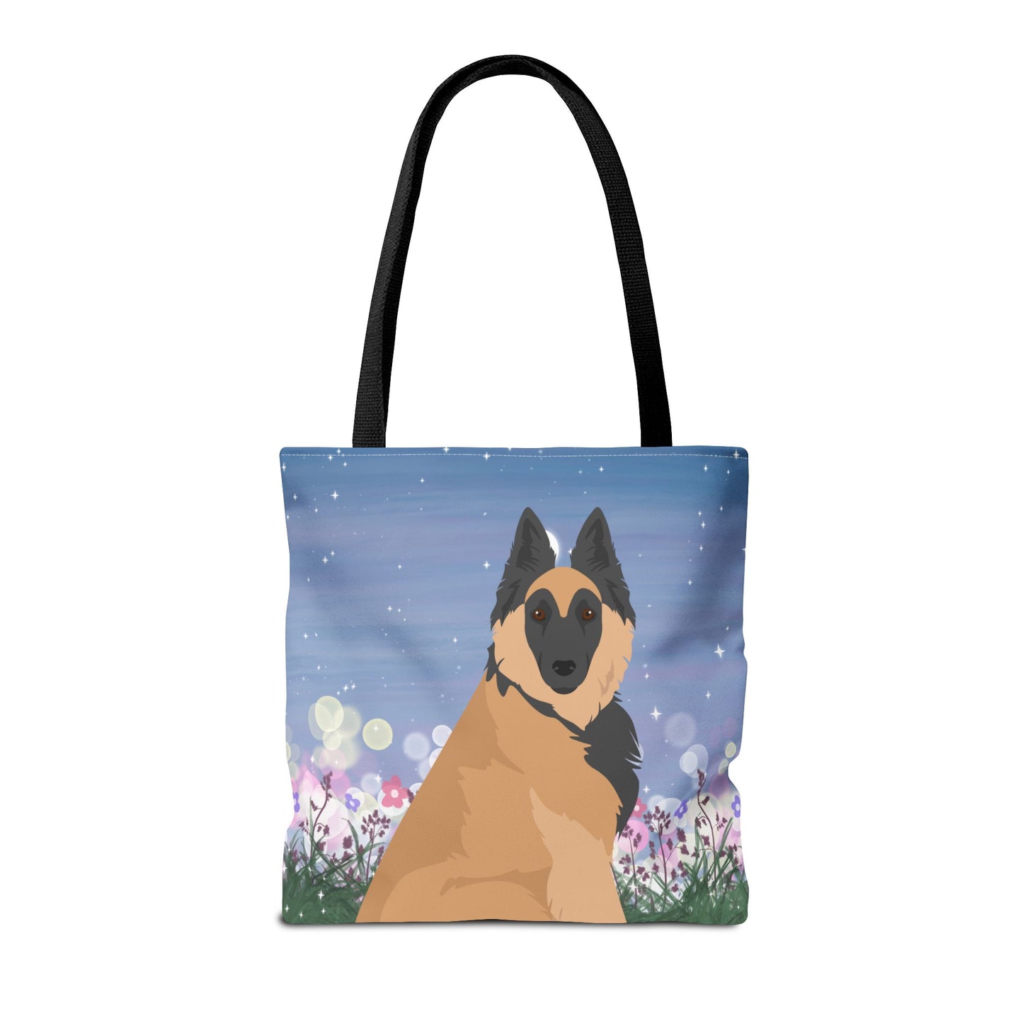 Belgian Tervuren Dog Tote Bag 16x16