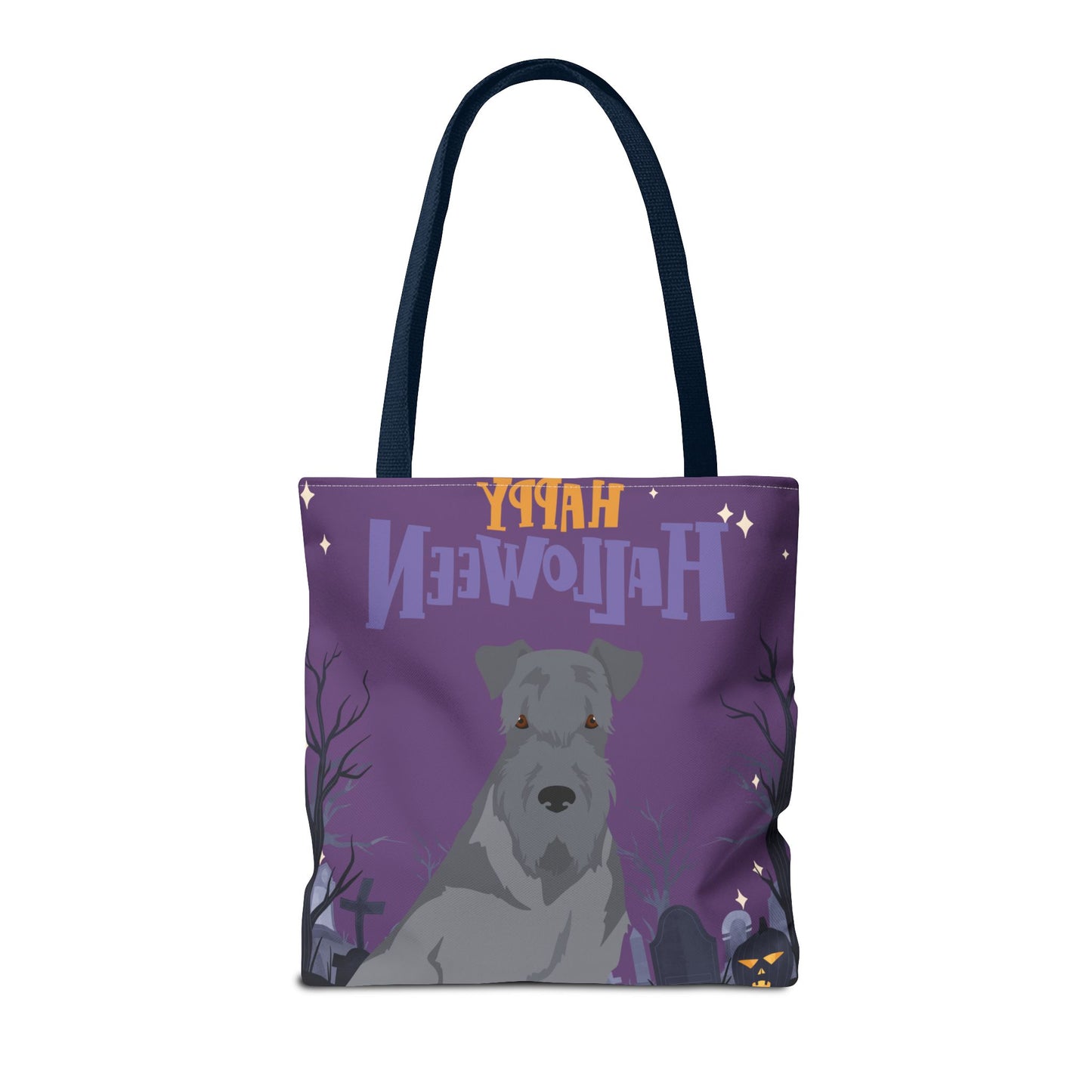 Kerry Blue Terrier Dog Happy Halloween Tote Bag 16x16