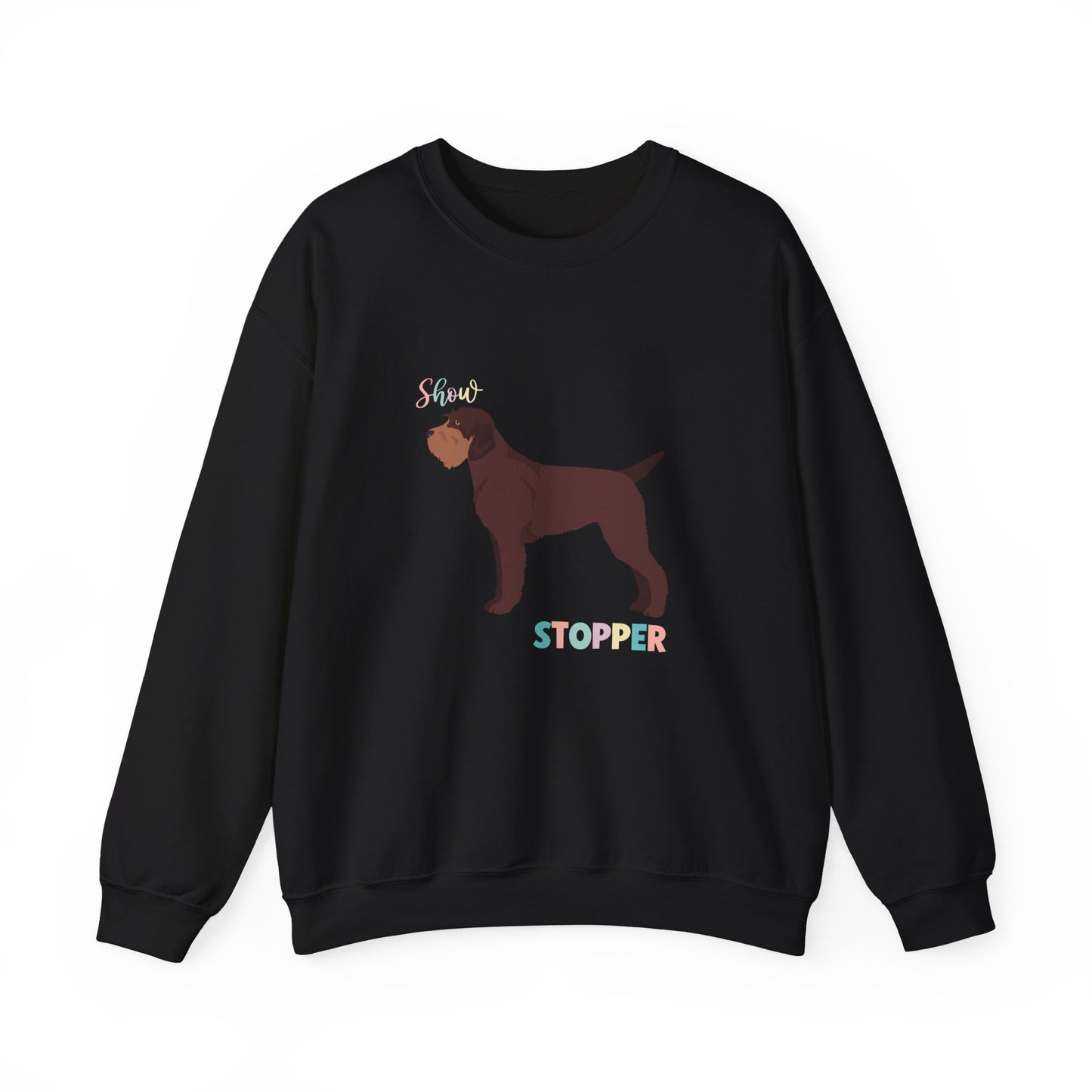 Wirehaired Pointer Griffon Dog Unisex Heavy Blend Crewneck Sweatshirt