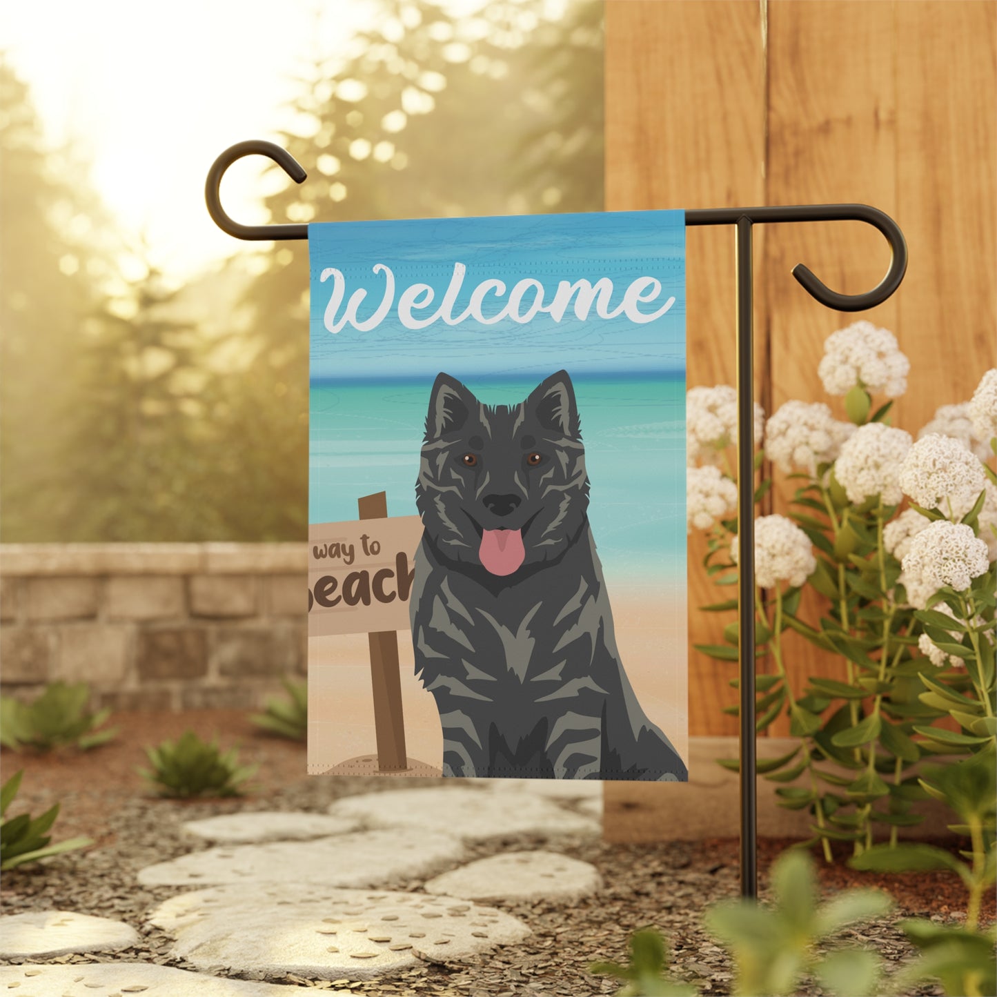 Kintamani Bali Dog Garden Flag