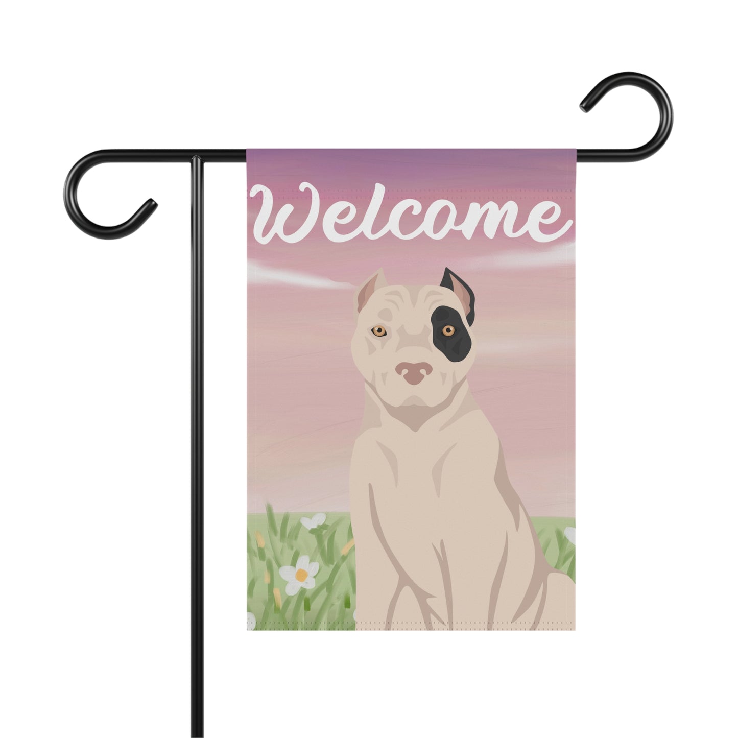 American Staffordshire Terrier Dog Welcome Garden Flag