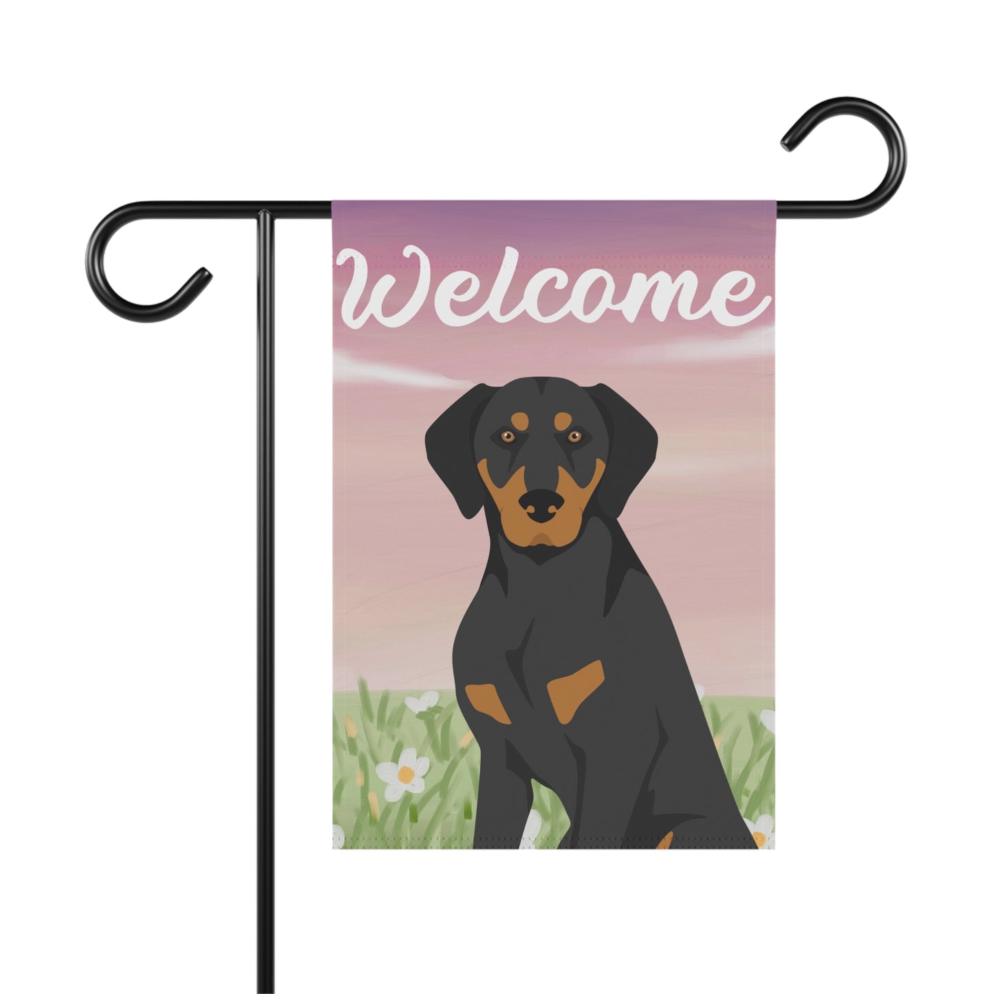 Transylvanian Hound Dog Welcome Garden Flag