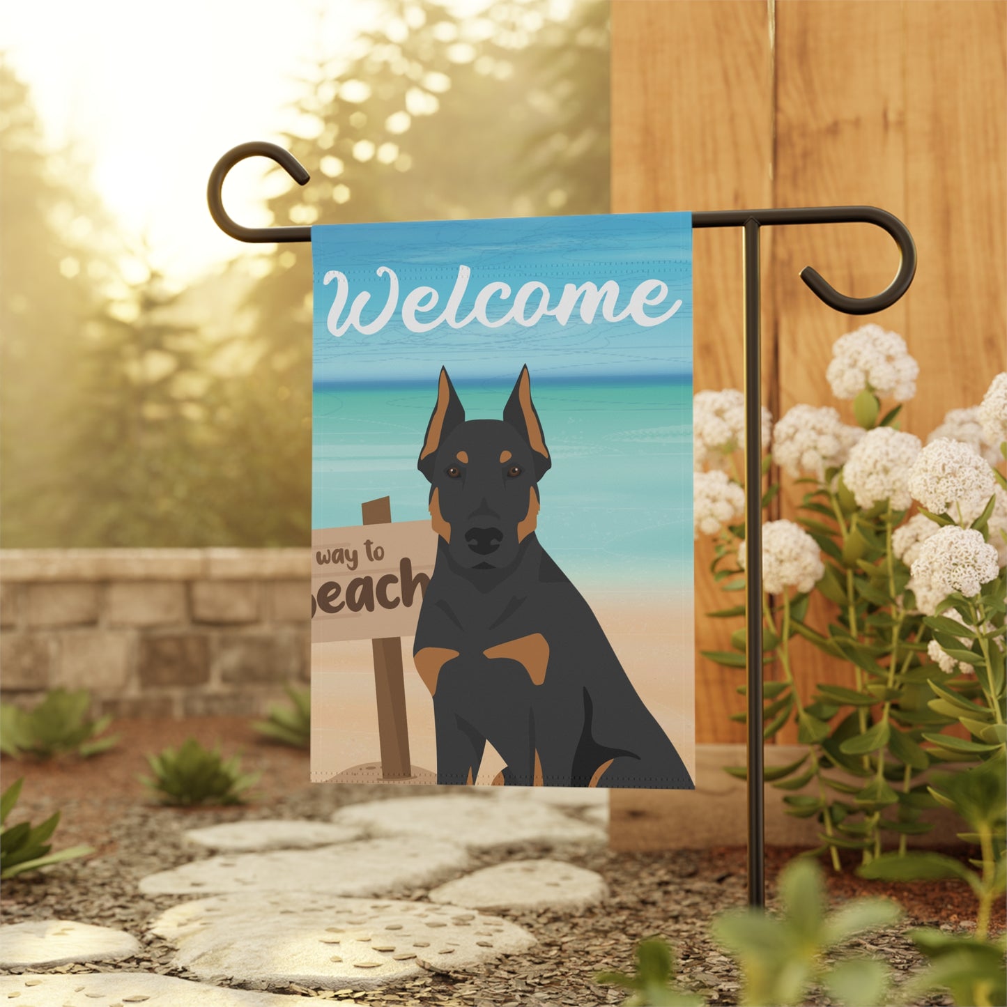 Beauceron Dog Garden Flag