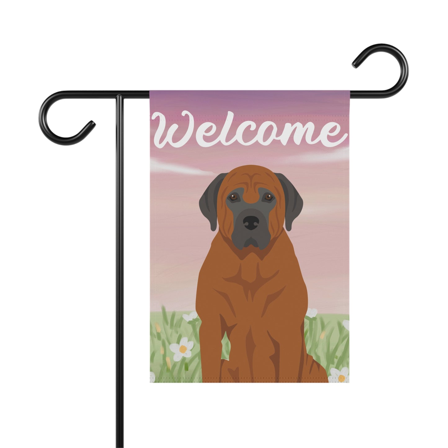 Tosa Inu Dog Welcome Garden Flag