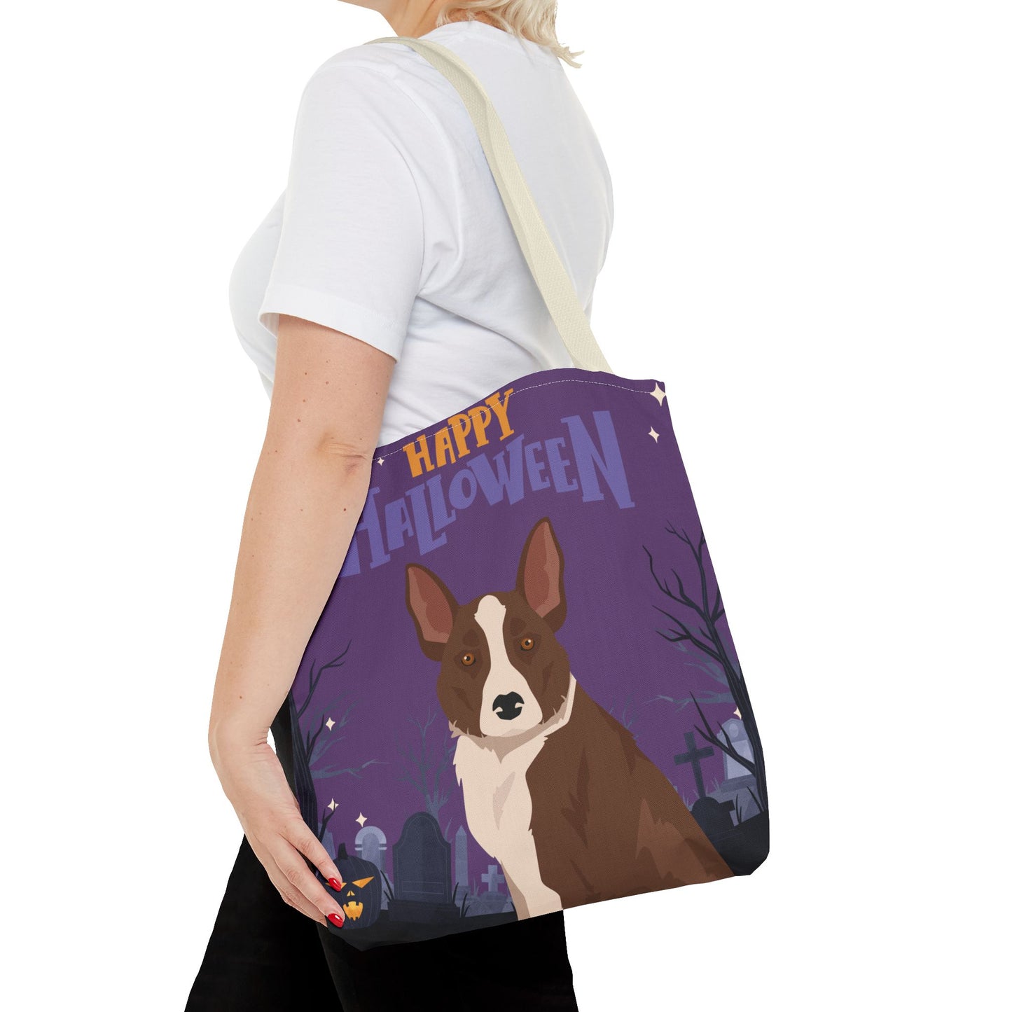 McNab Dog Dog Happy Halloween Tote Bag 16x16