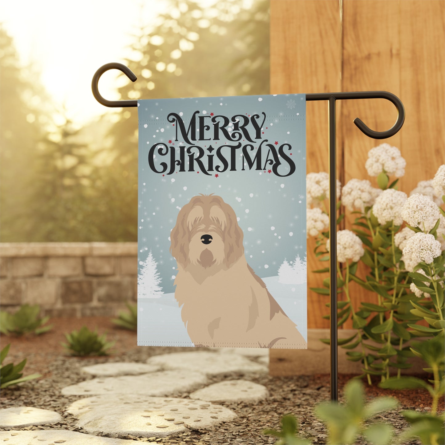 Otterhound Dog Garden Flag