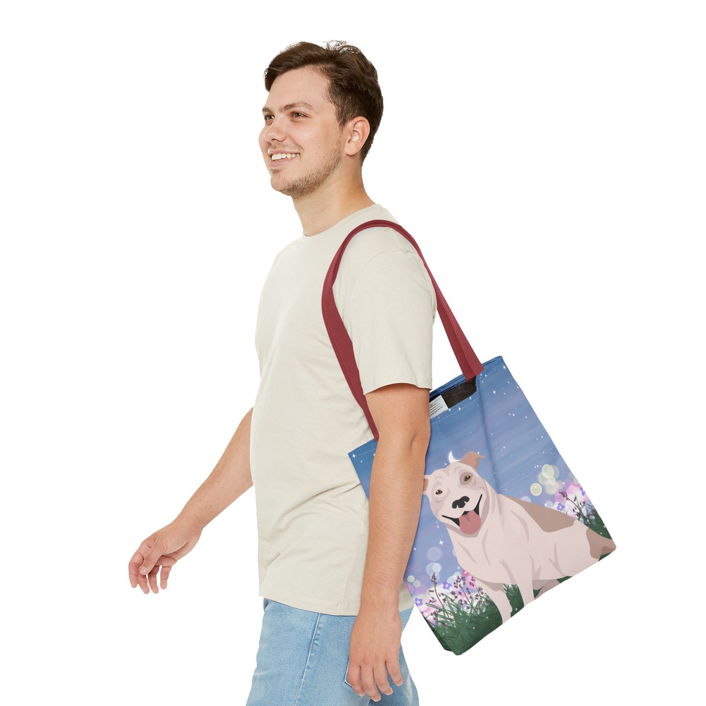 Pit Bull Dog Tote Bag 16x16