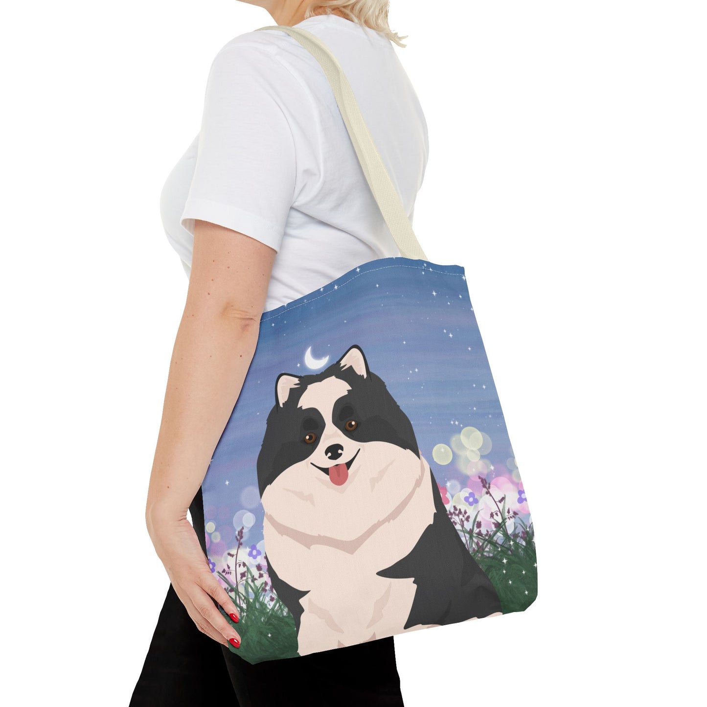Pomeranian Dog Tote Bag 16x16