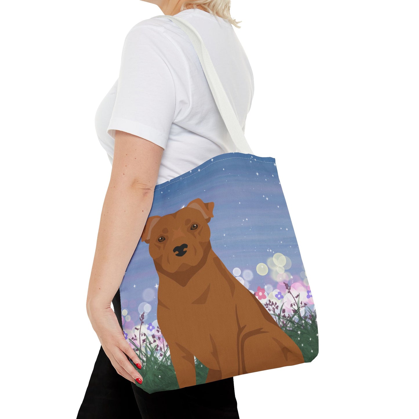 Staffordshire Bull Terrier Dog Tote Bag 16x16