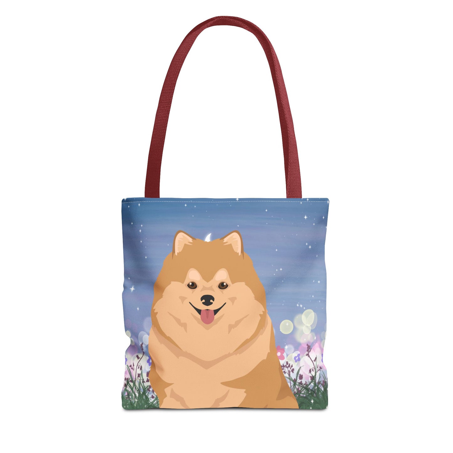 Pomeranian Dog Tote Bag 13x13