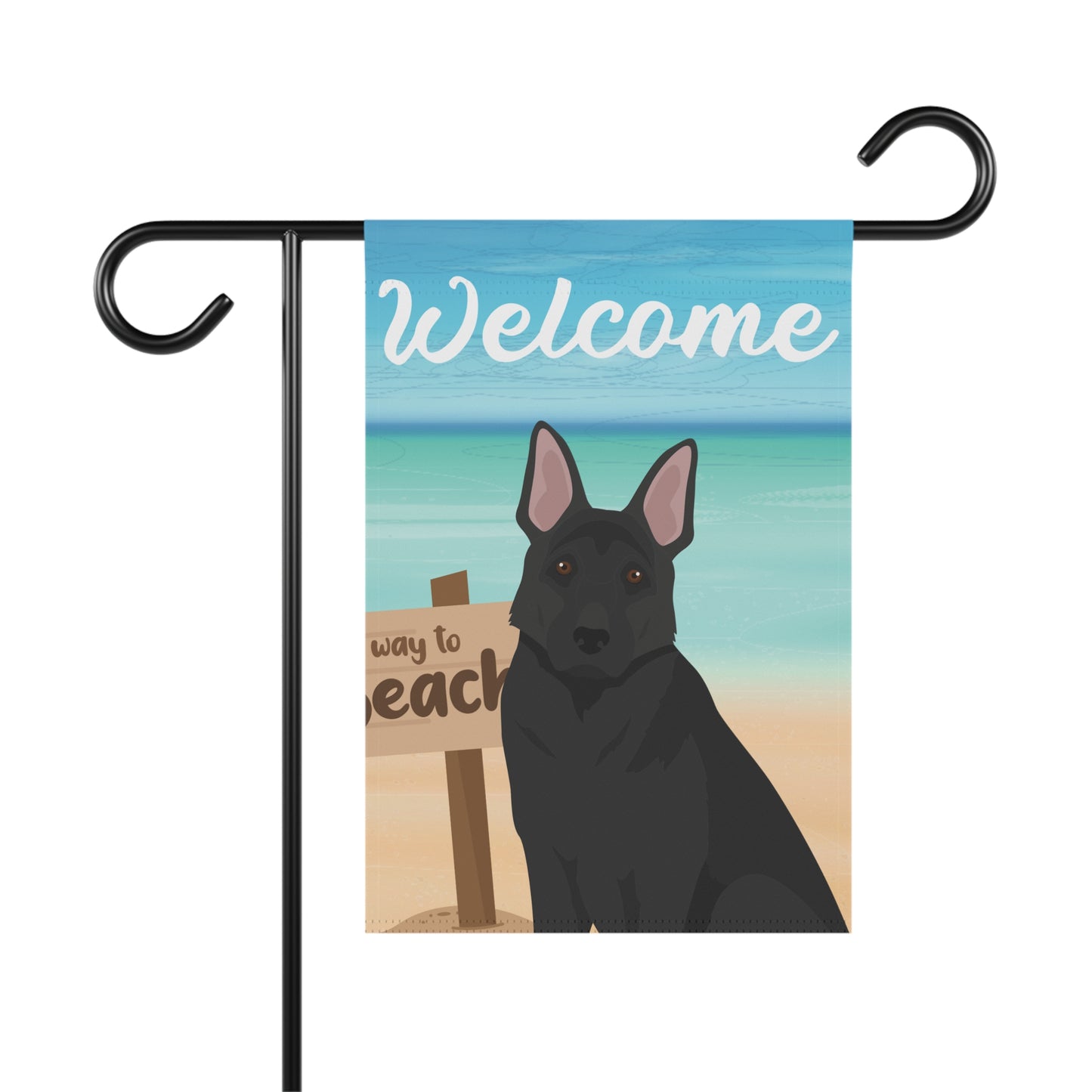 German Shepherd Dog Garden Flag
