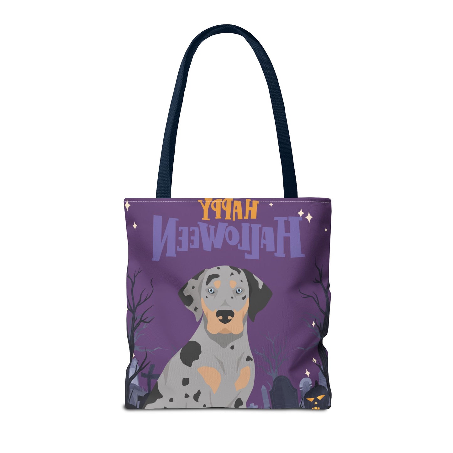 Catahoula Leopard Dog Dog Happy Halloween Tote Bag 16x16
