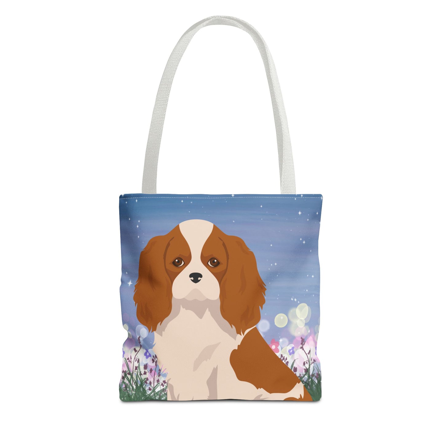 Cavalier King Charles Spaniel Dog Tote Bag 13x13