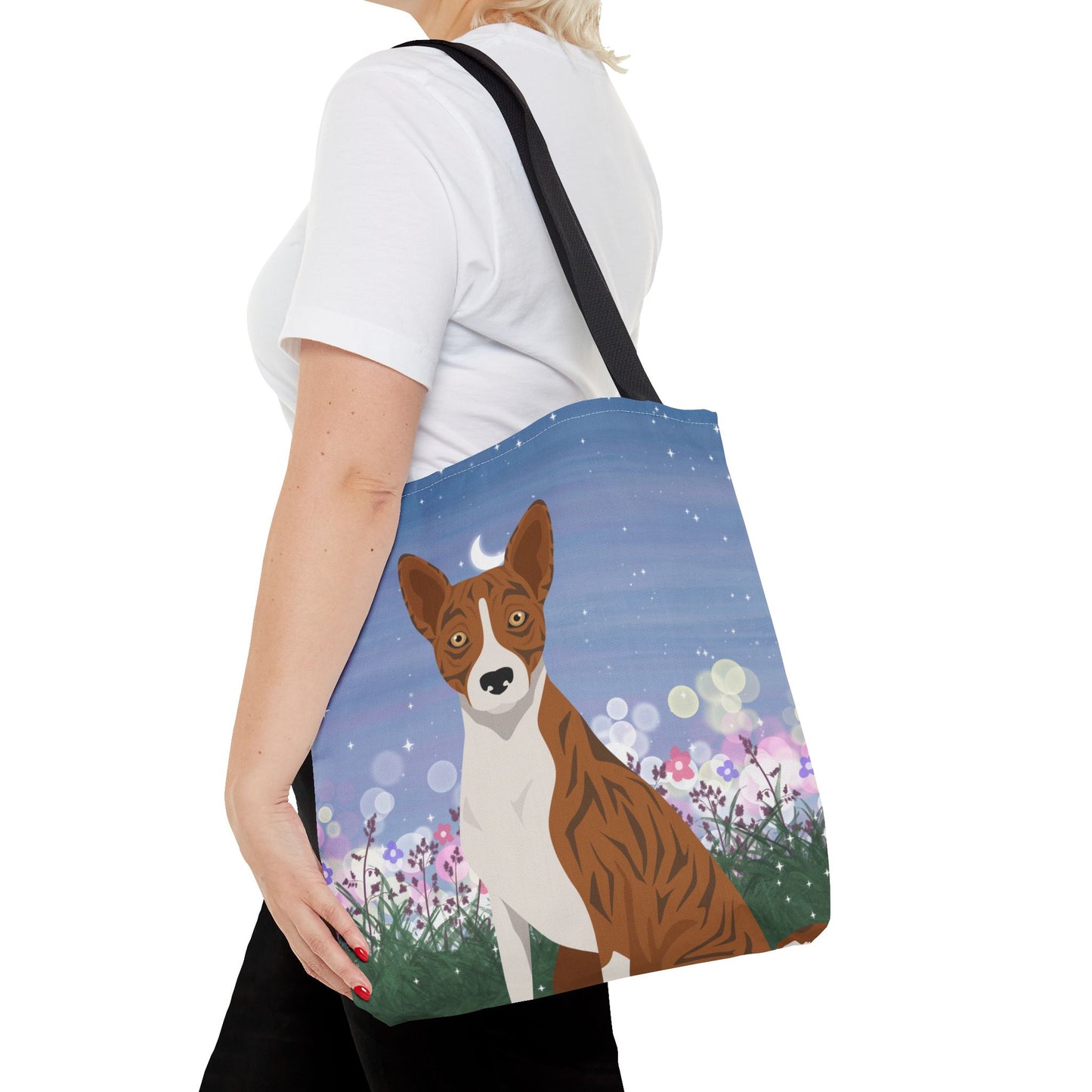 Basenji Dog Tote Bag 16x16