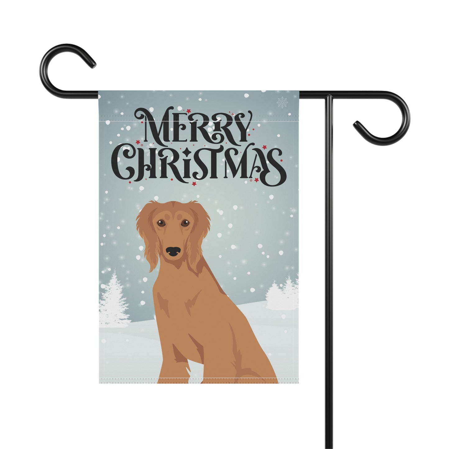 Saluki Dog Garden Flag