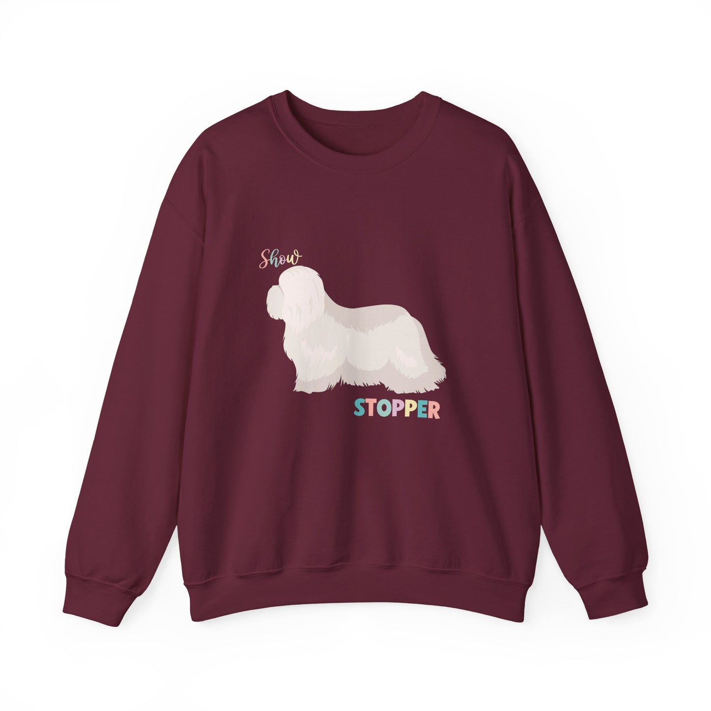 Coton De Tulear Dog Unisex Heavy Blend Crewneck Sweatshirt
