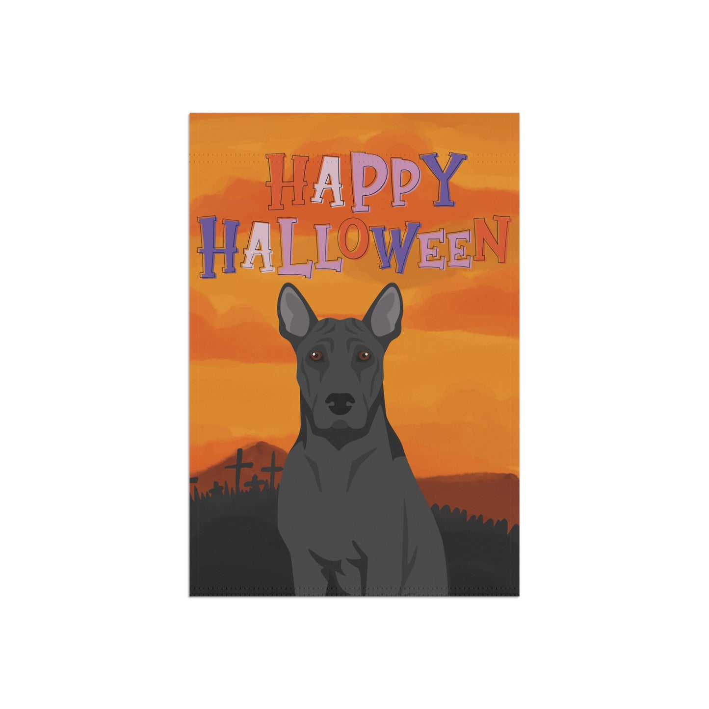 Thai Ridgeback Dog Halloween Garden Flag