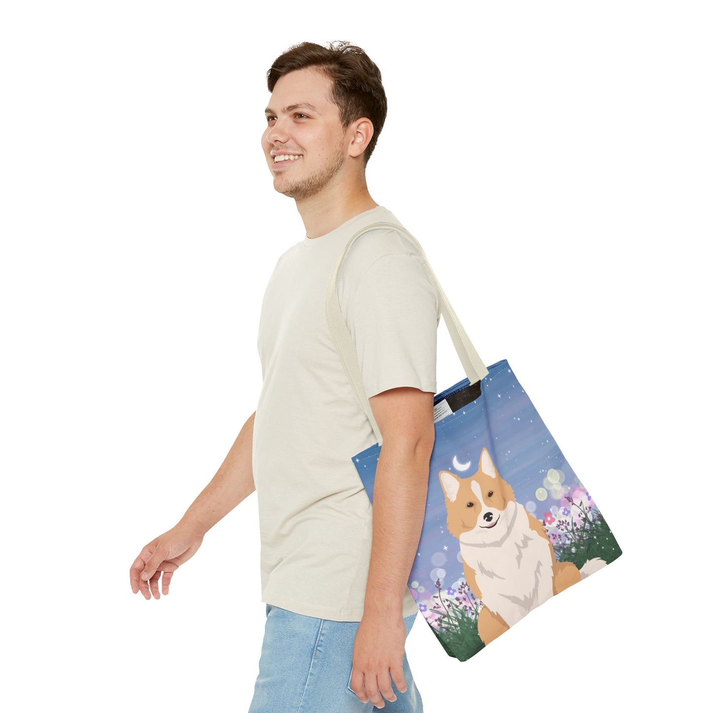 Icelandic Sheepdog Dog Tote Bag 16x16