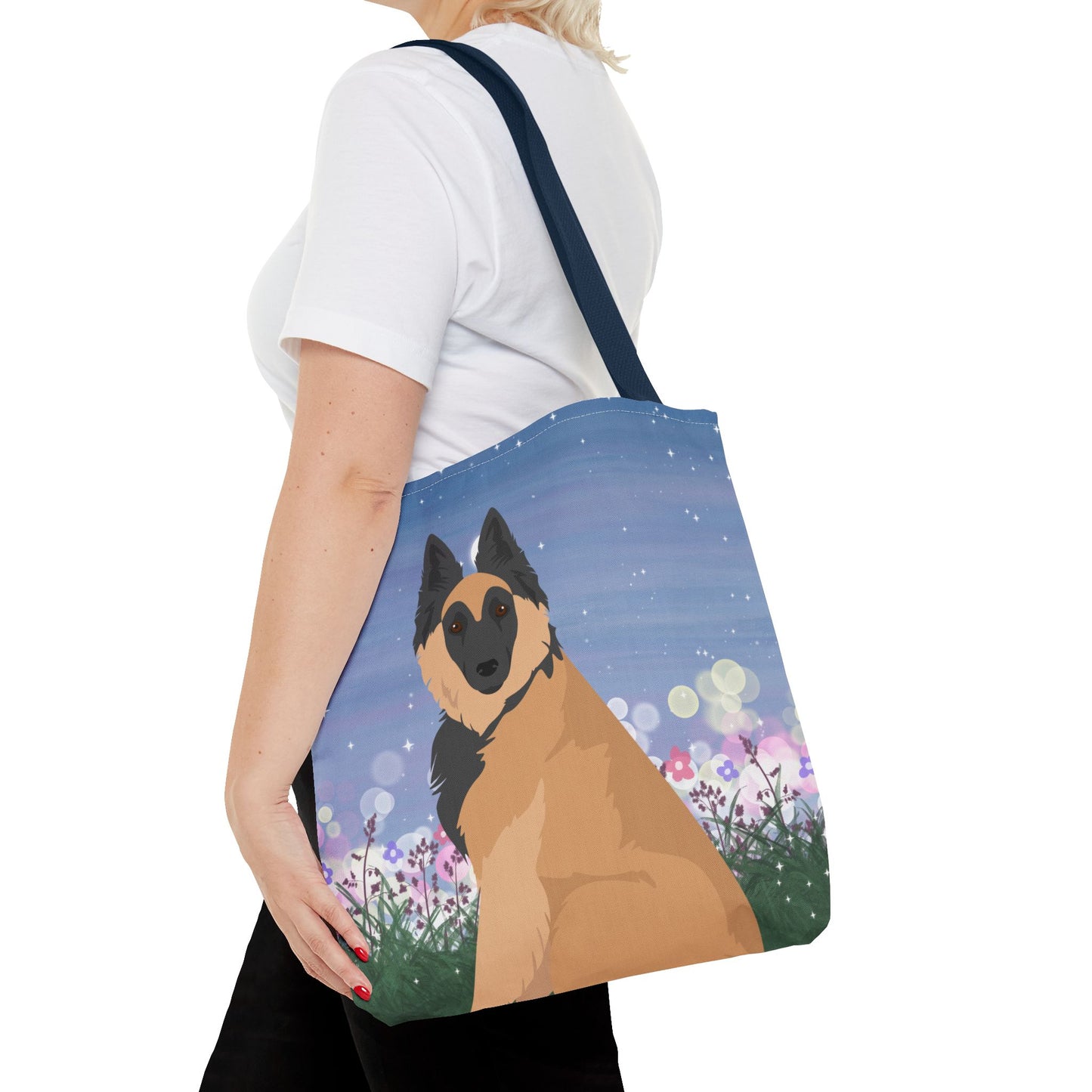 Belgian Tervuren Dog Tote Bag 16x16