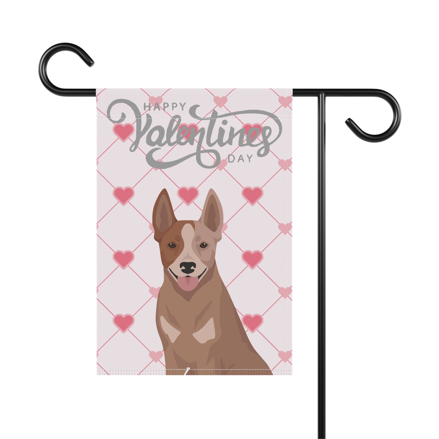 Australian Stumpy Tail Cattle Dog Valentine's Day Garden Flag