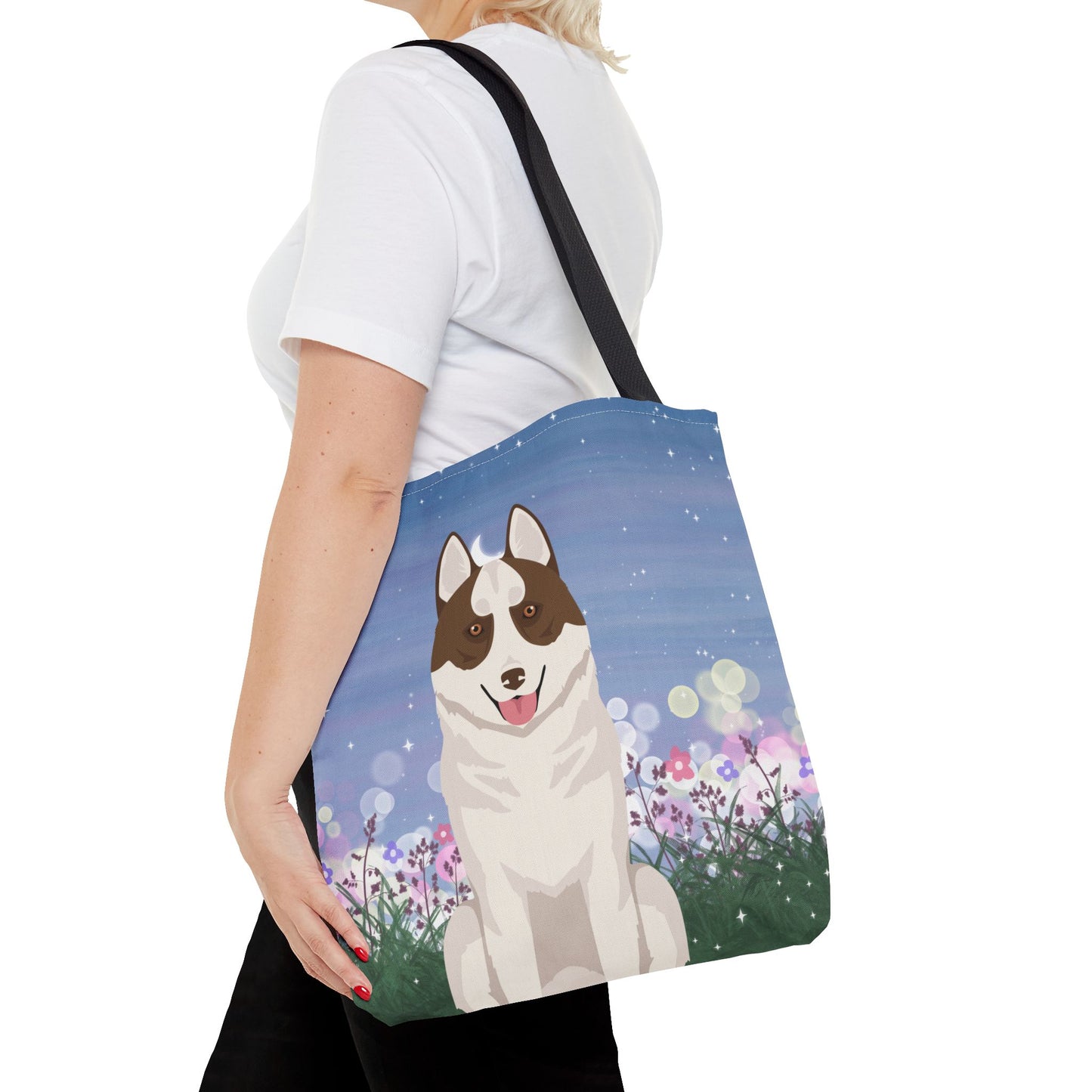 Siberian Husky Dog Tote Bag 16x16