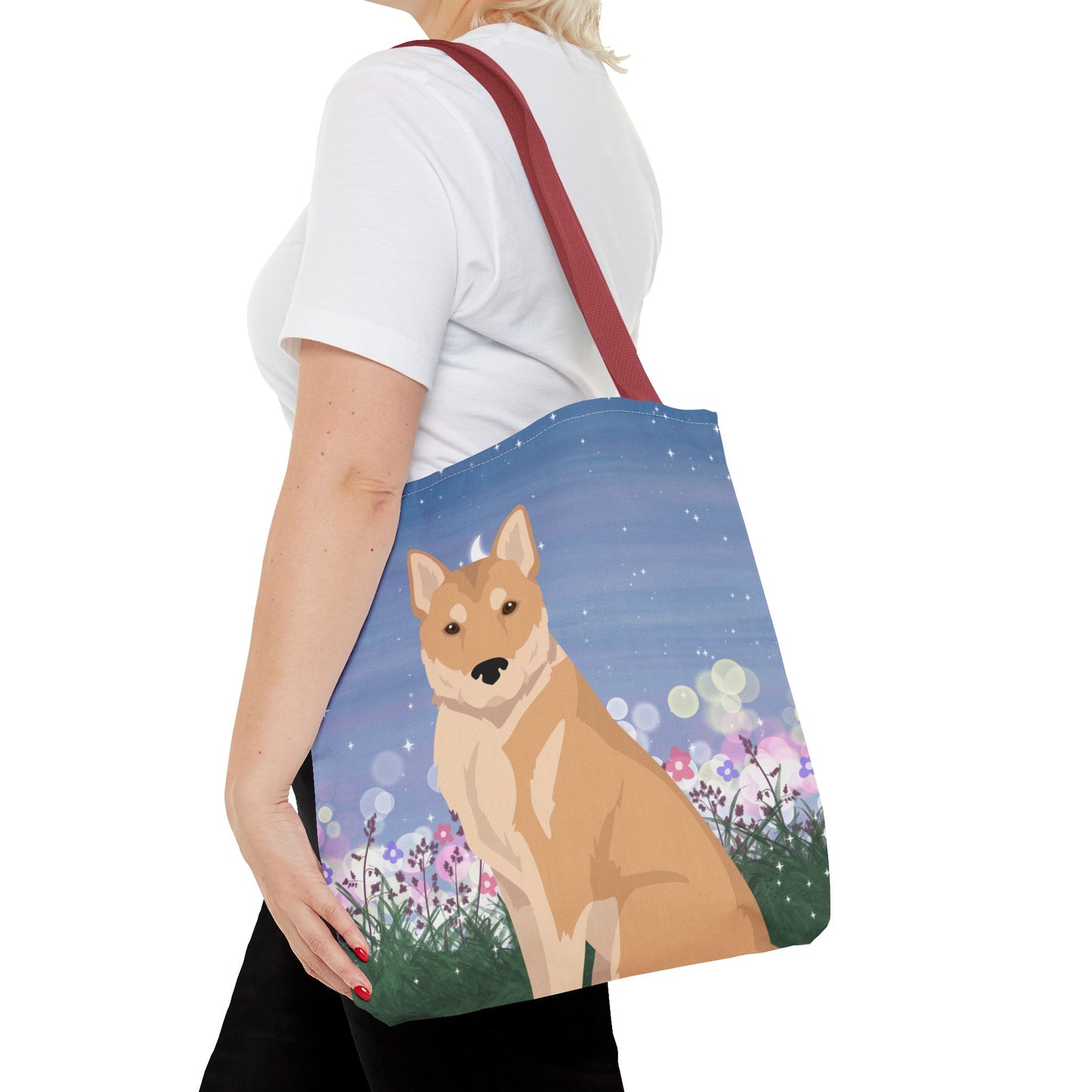 Korean Jindo Dog Tote Bag 16x16