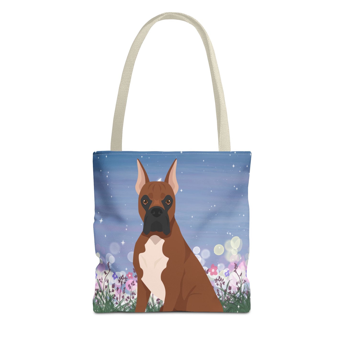Boxer Dog Tote Bag 13x13