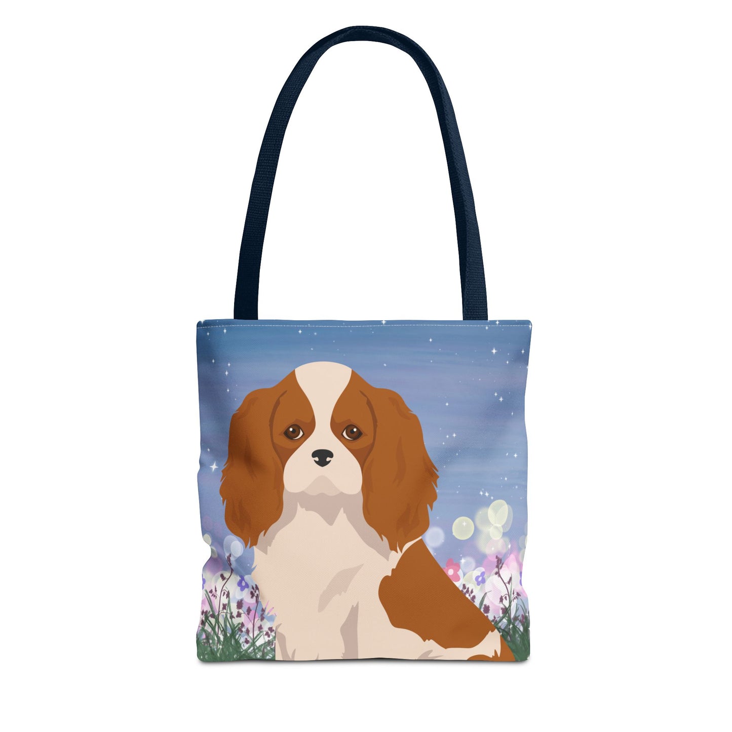 Cavalier King Charles Spaniel Dog Tote Bag 13x13
