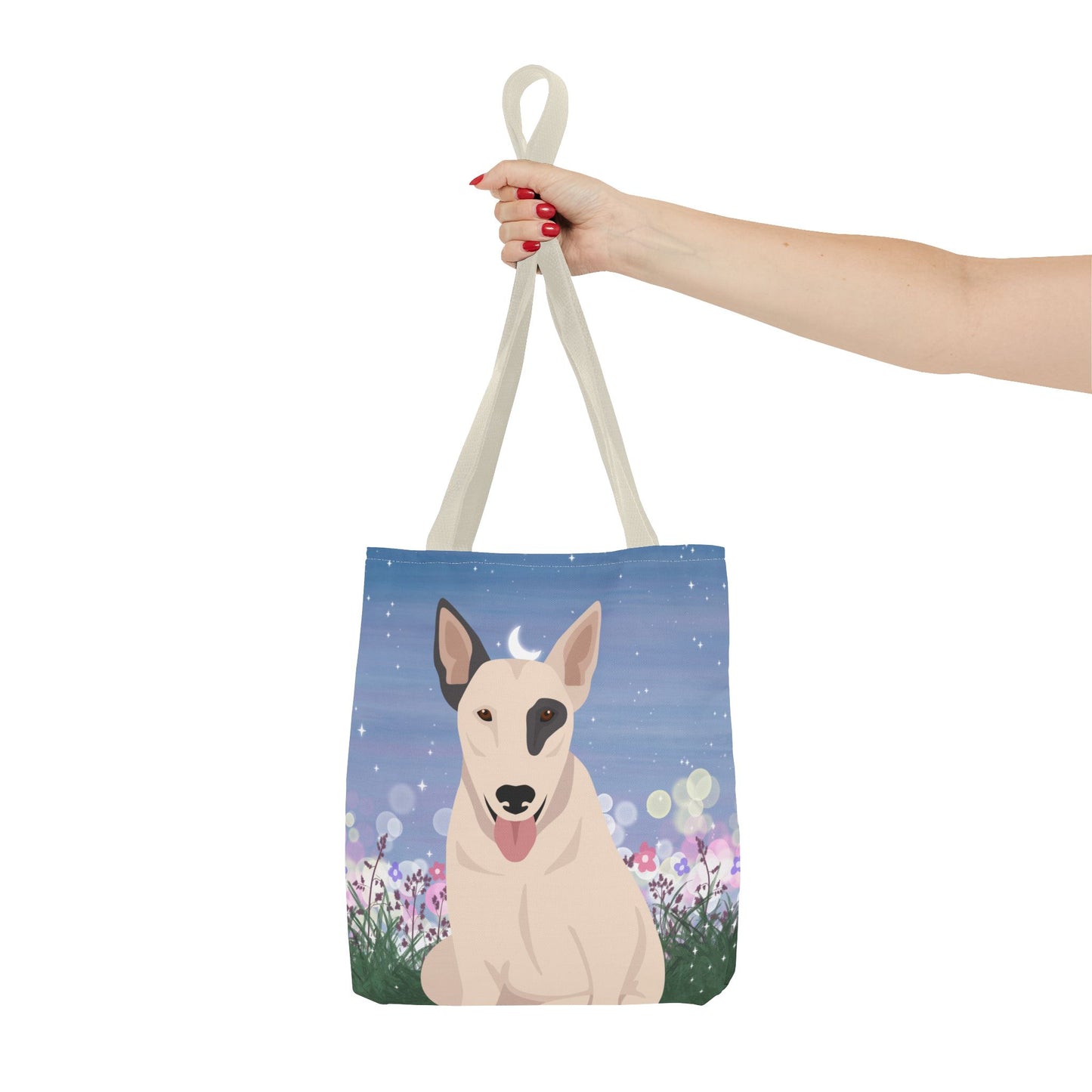 Bull Terrier Dog Tote Bag 13x13
