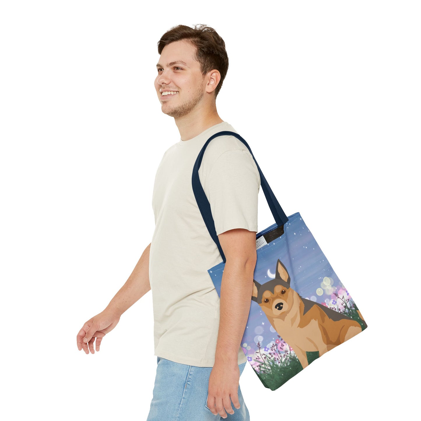 Norwegian Lundehund Dog Tote Bag 16x16