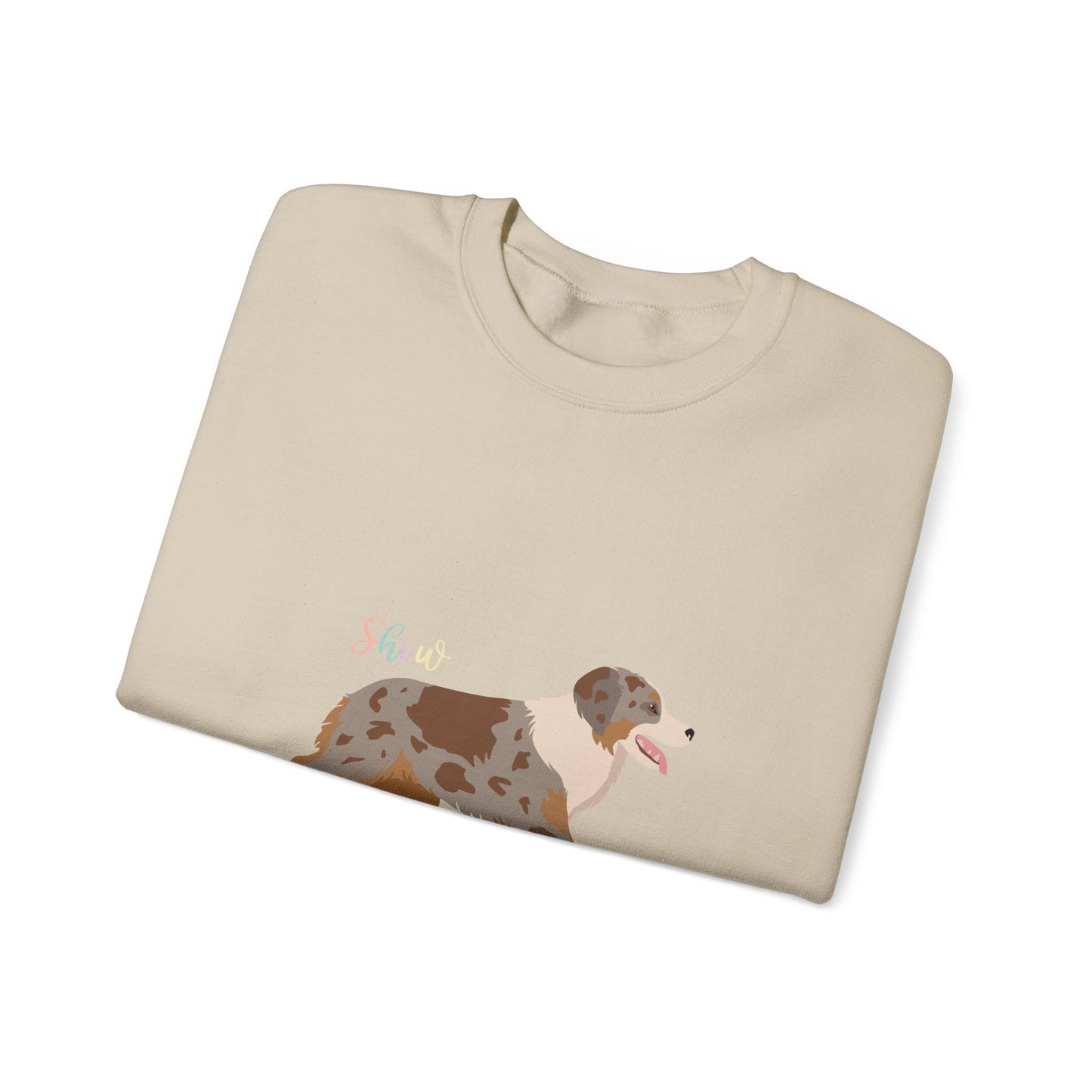 Miniature American Shepherd Dog Unisex Heavy Blend Crewneck Sweatshirt