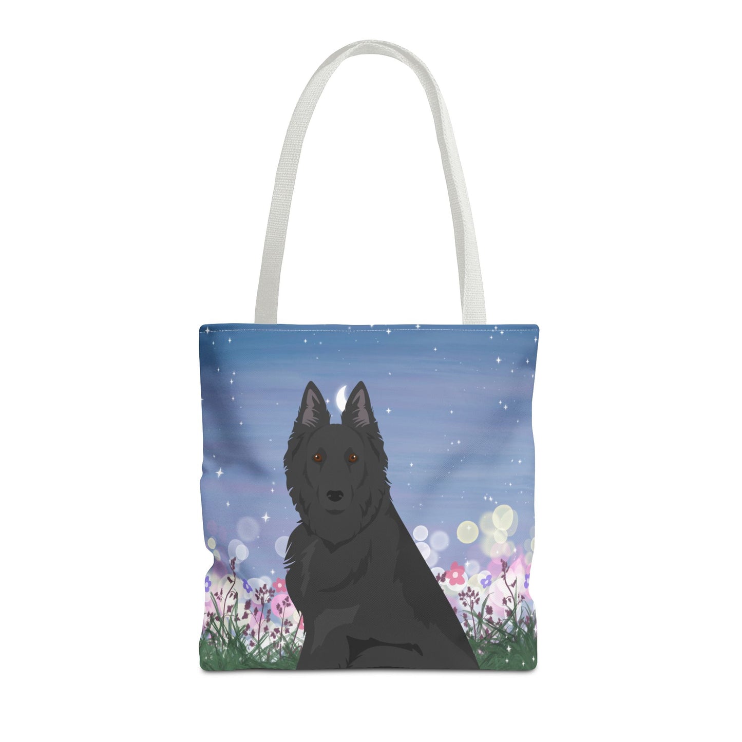 Belgian Sheepdog Dog Tote Bag 16x16