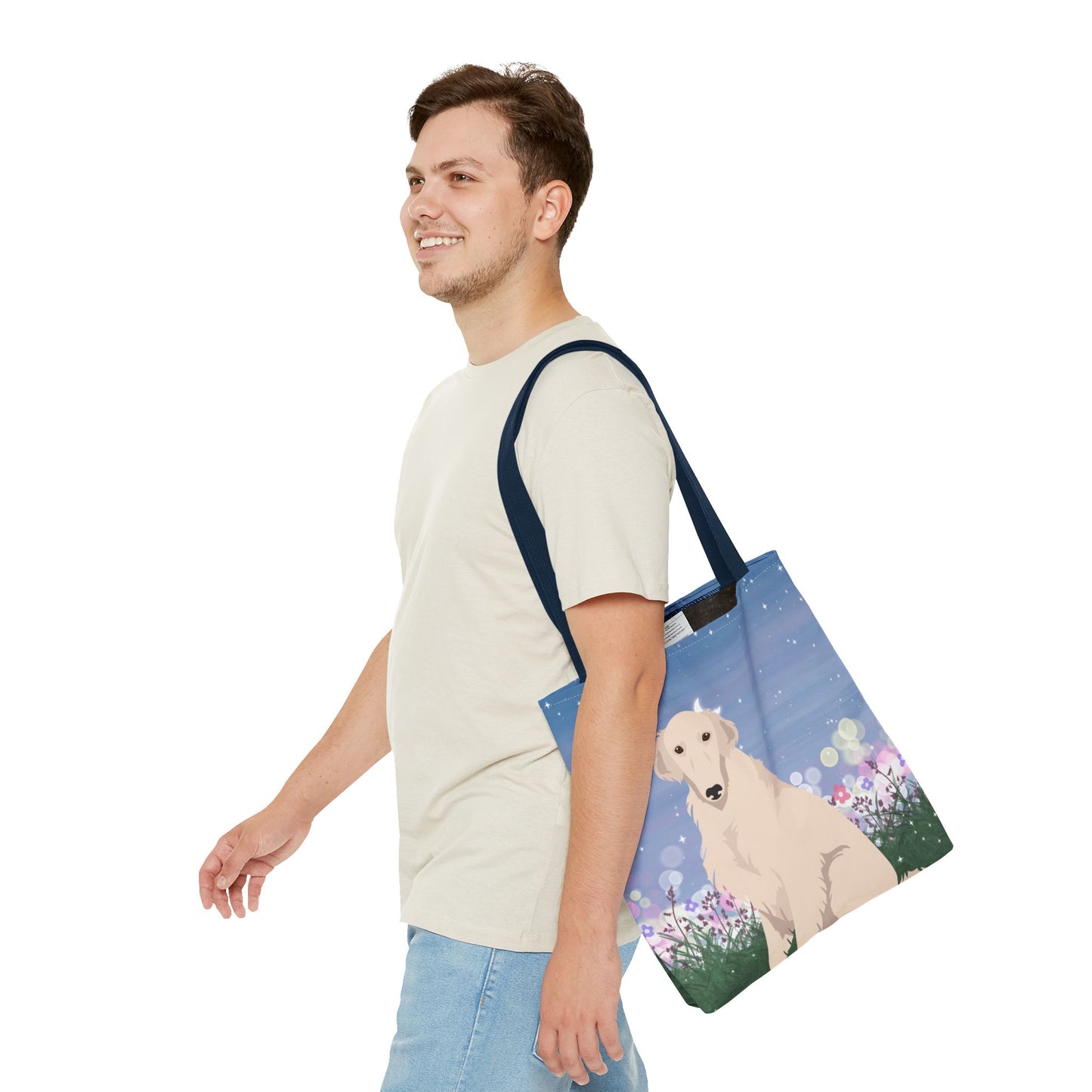 Borzoi Dog Tote Bag 16x16