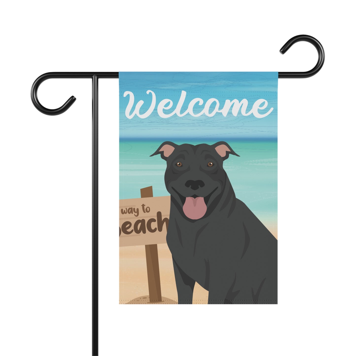 Pit Bull Dog Garden Flag