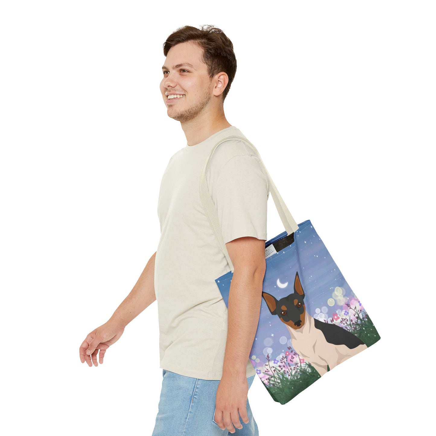 Brazilian Terrier Dog Tote Bag 16x16