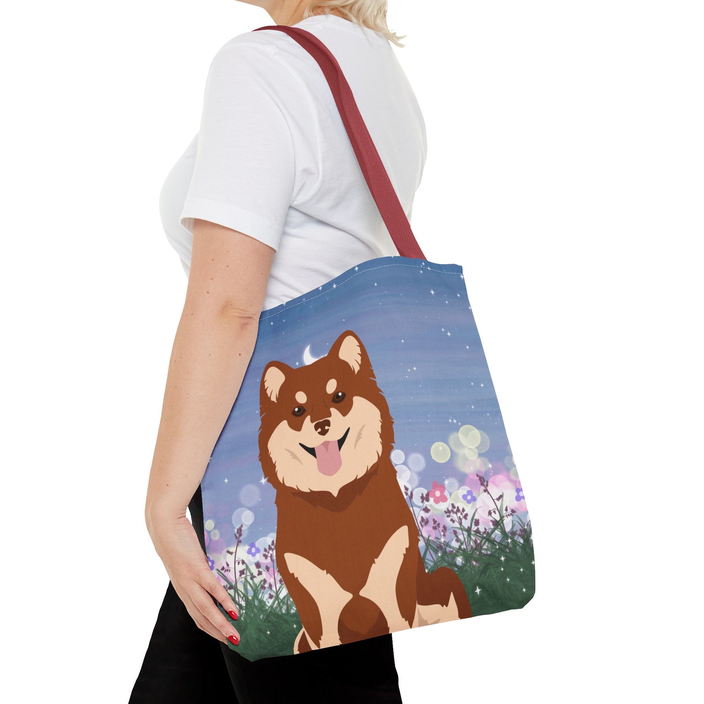Finnish Lapphund Dog Tote Bag 16x16