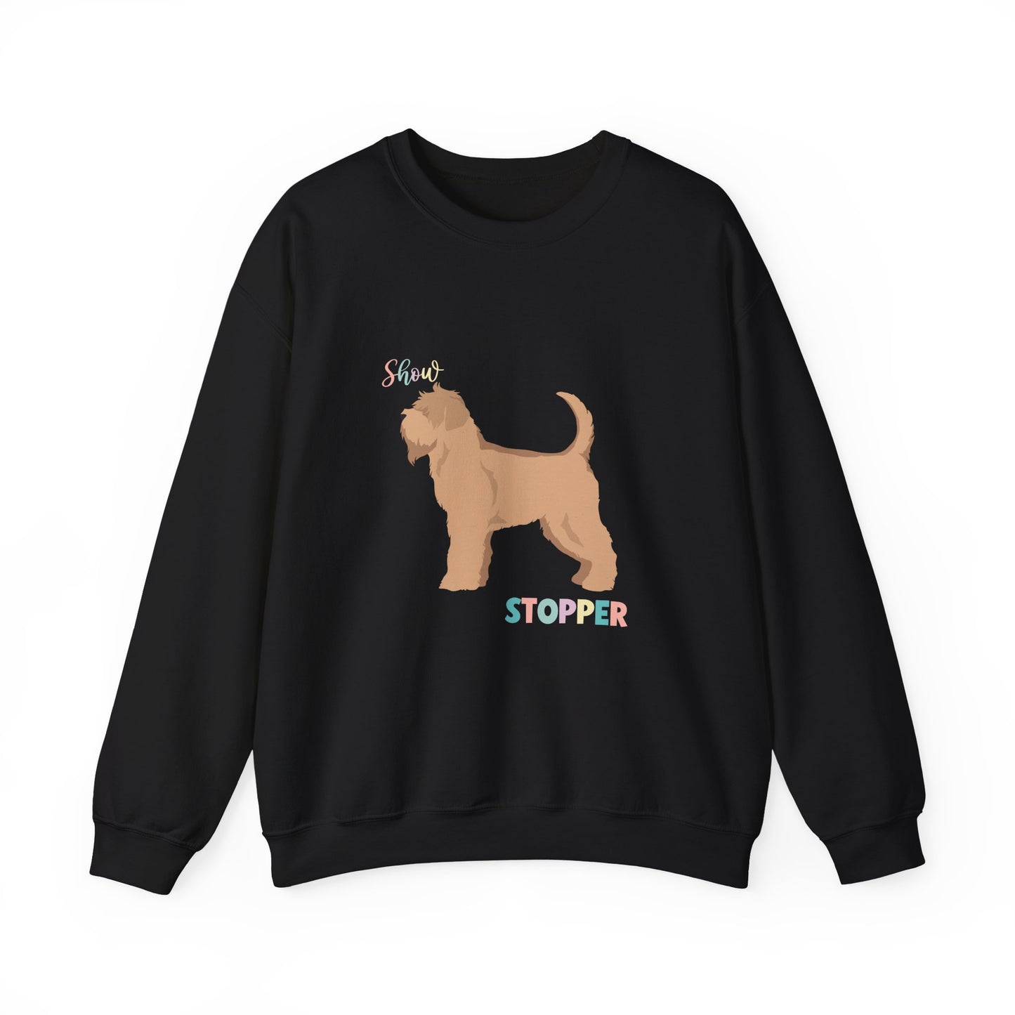 Soft Coated Wheaten Terrier Dog Unisex Heavy Blend Crewneck Sweatshirt