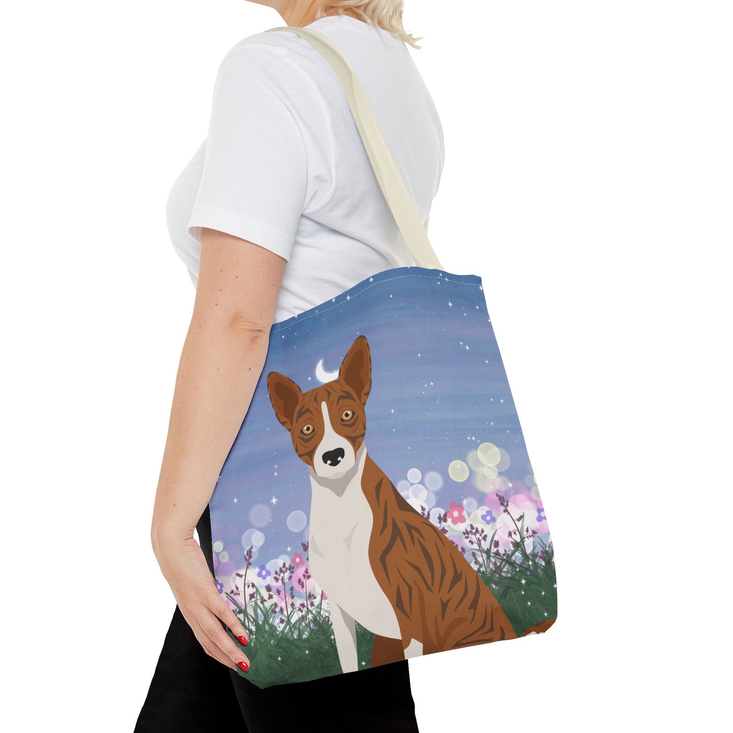 Basenji Dog Tote Bag 16x16