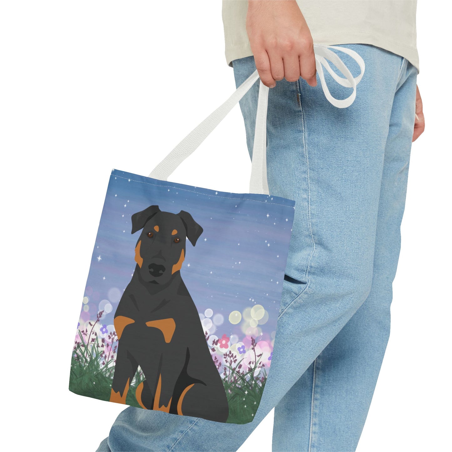 Beauceron Dog Tote Bag 13x13