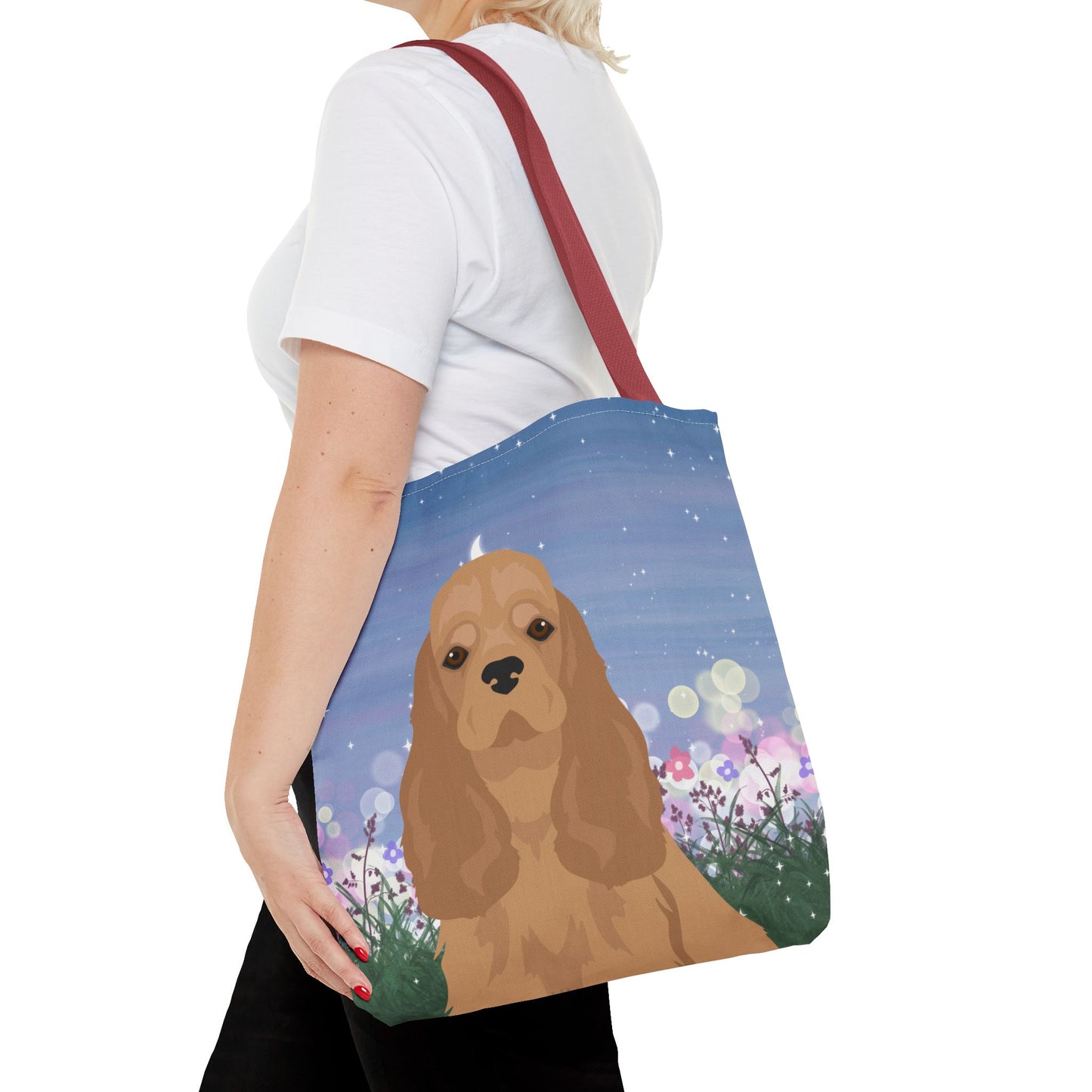 Cocker Spaniel Dog Tote Bag 16x16