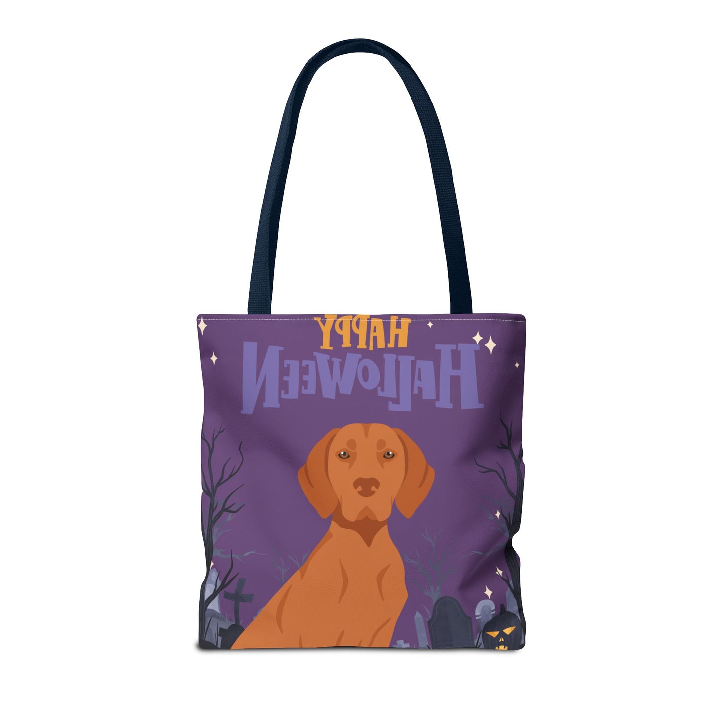 Vizsla Dog Happy Halloween Tote Bag 16x16