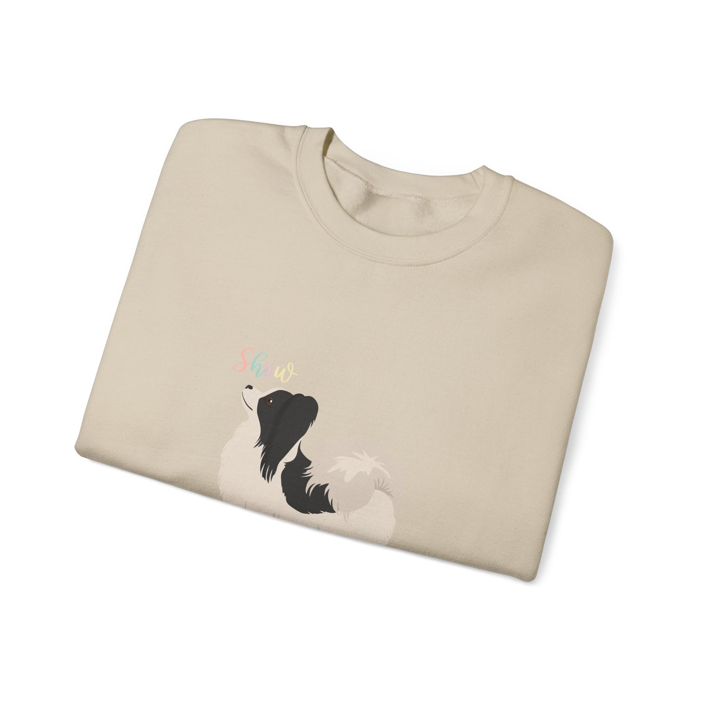 Papillon Dog Unisex Heavy Blend Crewneck Sweatshirt