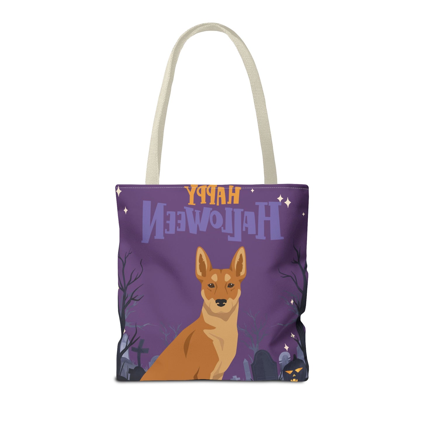 Carolina Dog Dog Happy Halloween Tote Bag 16x16