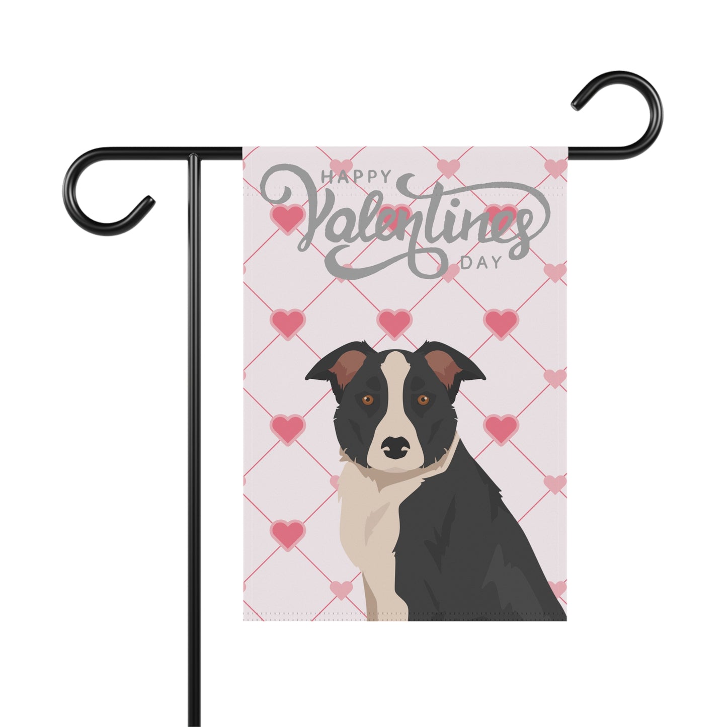 McNab Dog Valentines Day Garden Flag