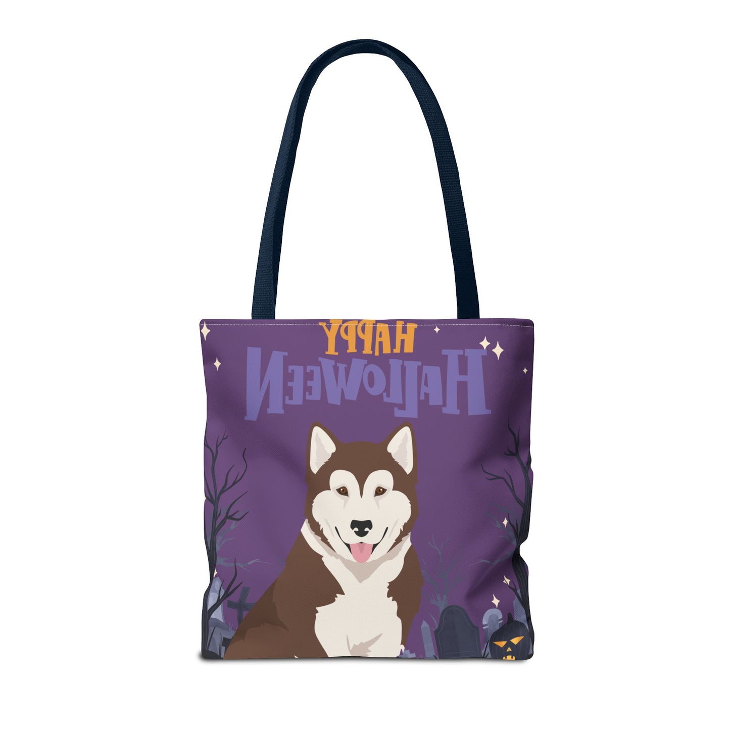 Canadian Inuit Dog Dog Happy Halloween Tote Bag 16x16