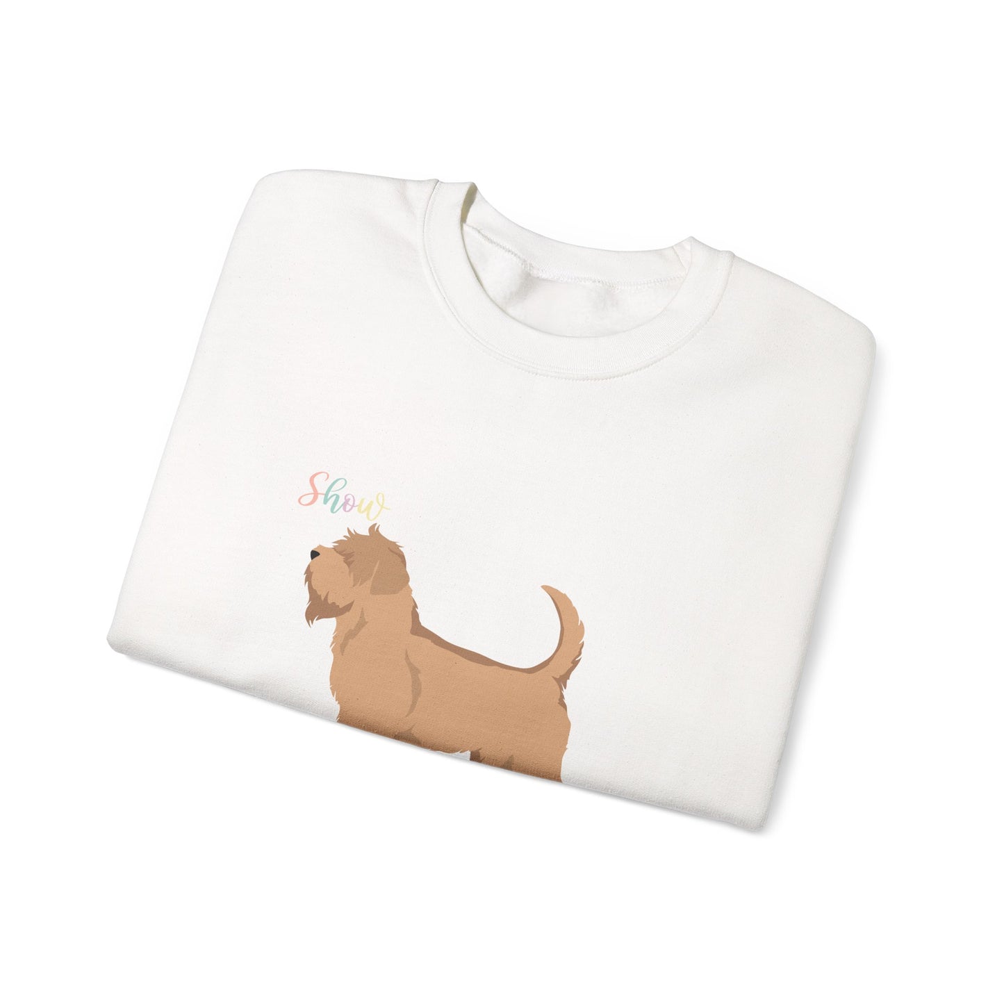 Soft Coated Wheaten Terrier Dog Unisex Heavy Blend Crewneck Sweatshirt