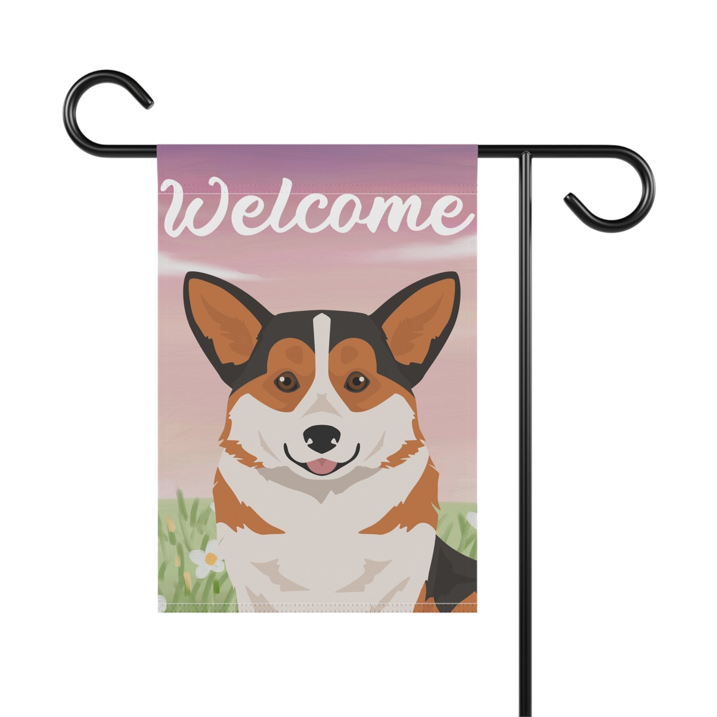 Pembroke Welsh Corgi Dog Welcome Garden Flag